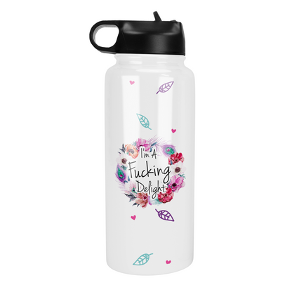 I'm A Fucking Delight 32 Oz Waterbottle