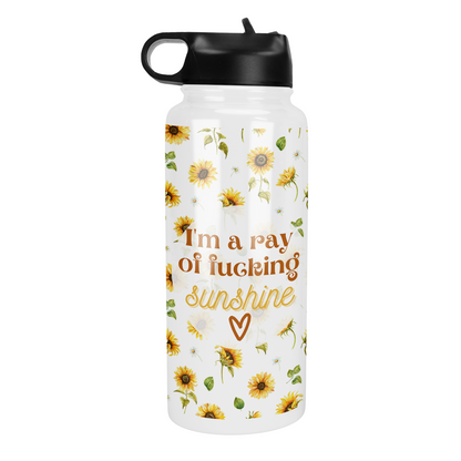 I'm A Ray of Fucking Sunshine 32 Oz Water Bottle