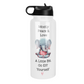 Mostly Peace and Love A Little Bit Go Eff Yourself 32 Oz Waterbottle