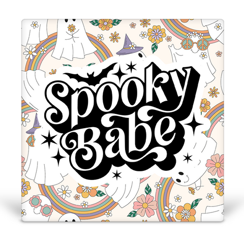 Spooky Babe Desk Sign