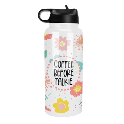 Coffee Before Talkie 32 Oz Waterbottle