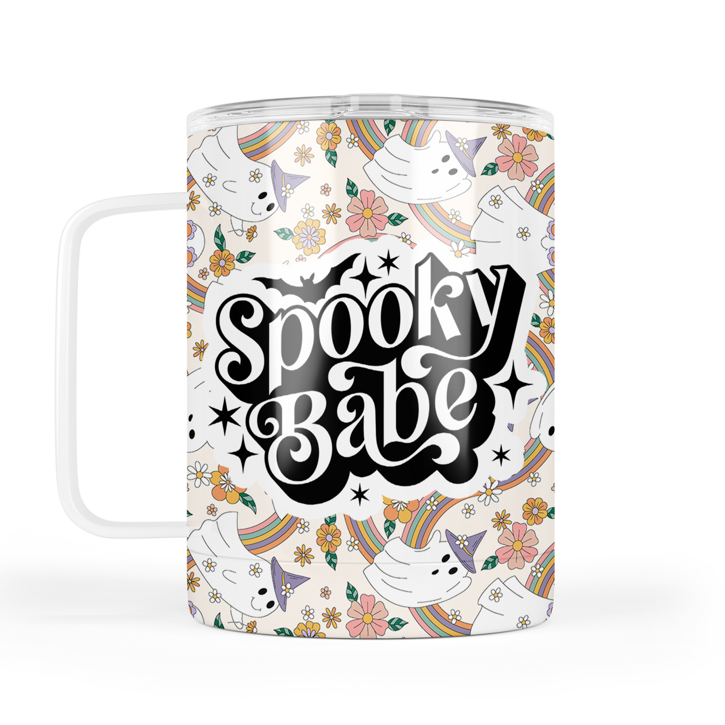 Spooky Babe Mug With Lid
