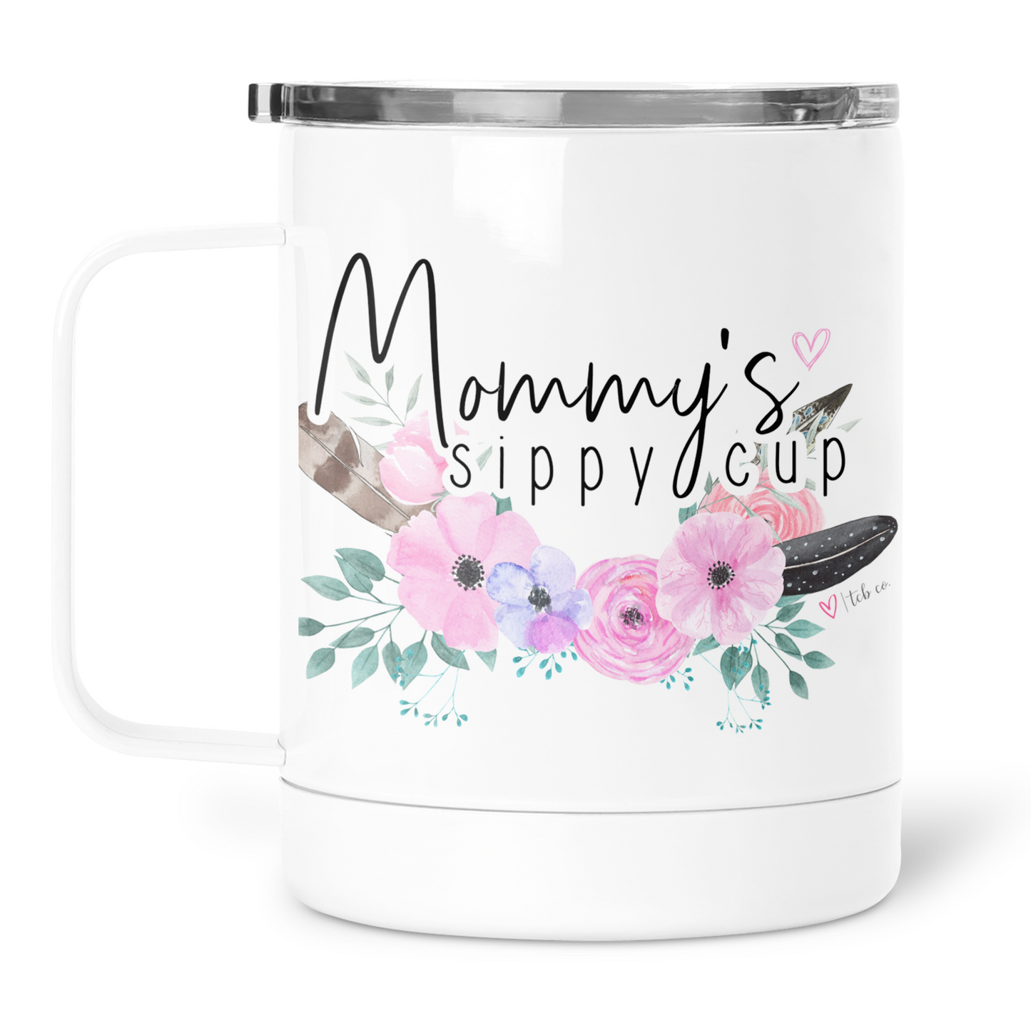 Mommy's Sippy Cup Mug With Lid