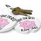 I Give The Best Blow Jobs Car Coaster Set (Set of 2)