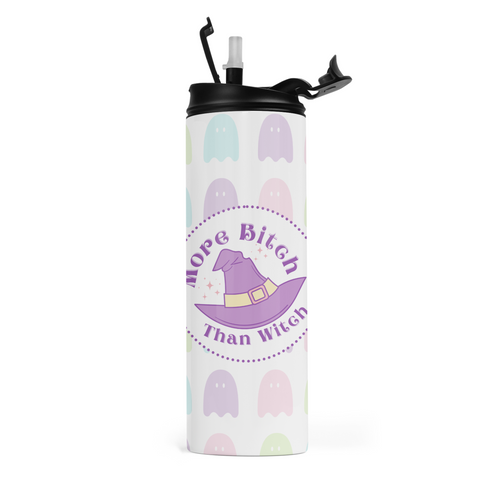 More Bitch Than Witch Dual Lid Travel Tumbler