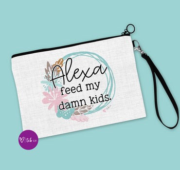 Alexa Feed My Kids Cosmetic Bag