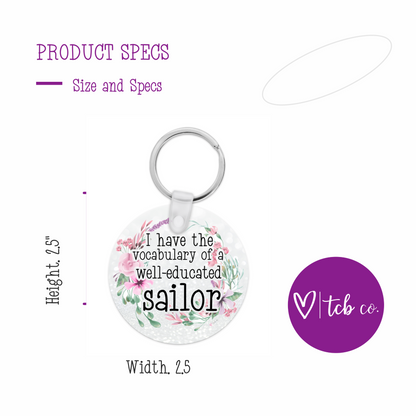 Mouth Of A Sailor Acrylic Keychain