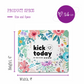 Kick Today In The Dick Mousepad & Coaster Set