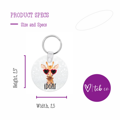 IDGAF Acrylic Keychain