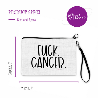 Fuck Cancer Cosmetic Bag