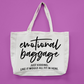 Emotional Baggage Funny Oversized Tote Bag