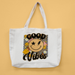 Good Vibes Oversized Tote Bag