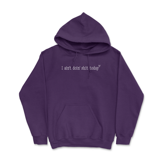 I Ain't Doin Shit Today Hoodie