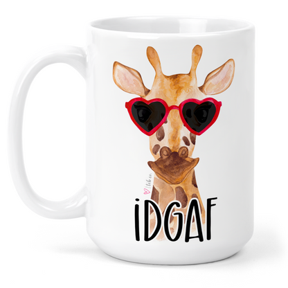 IDGAF 15 Oz Ceramic Mug