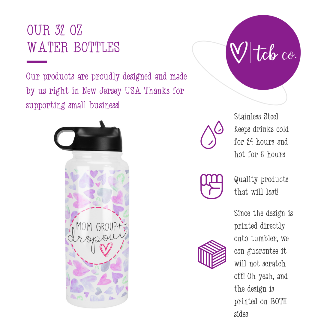 Mom Group Dropout 32 Oz Waterbottle