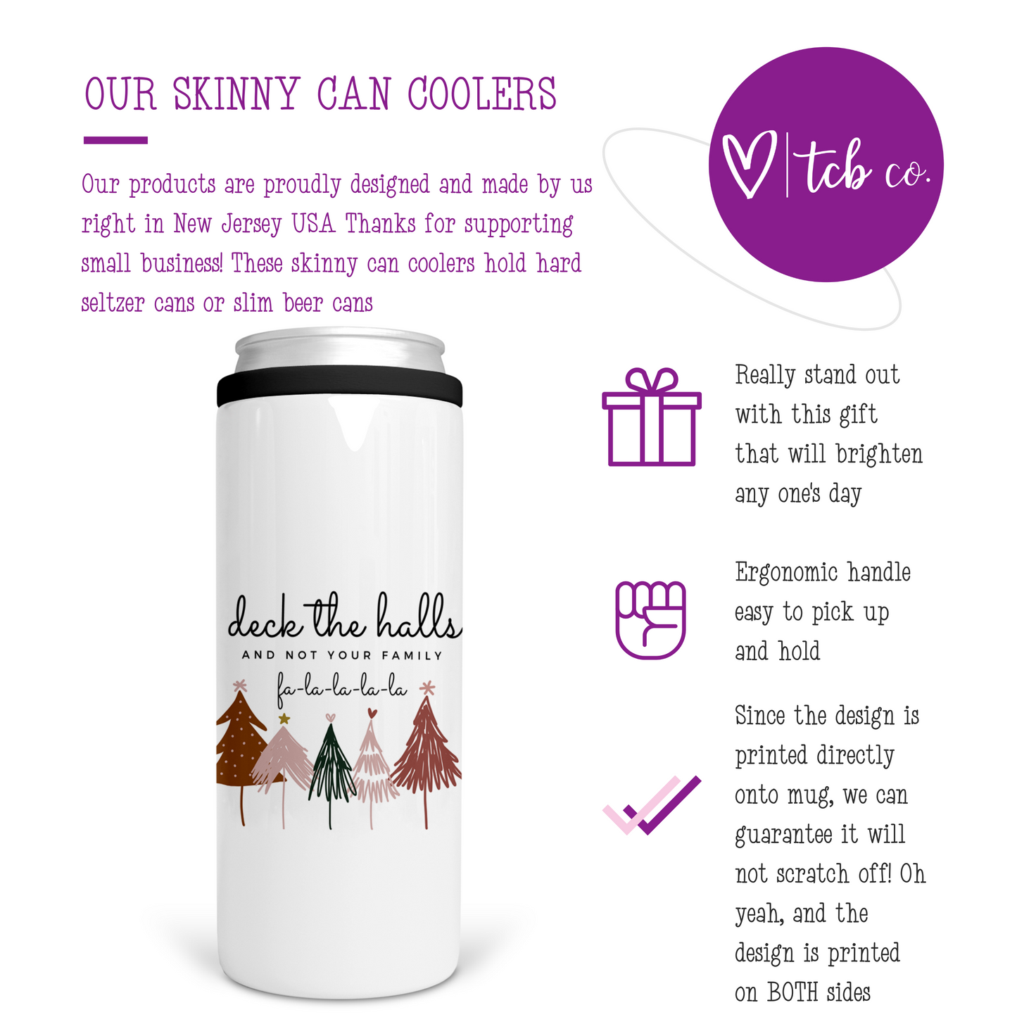 Deck The Halls And Not Your Family Can Cooler