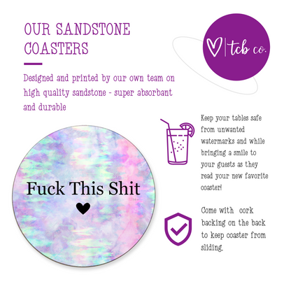 Fuck This Shit Mousepad & Coaster Set