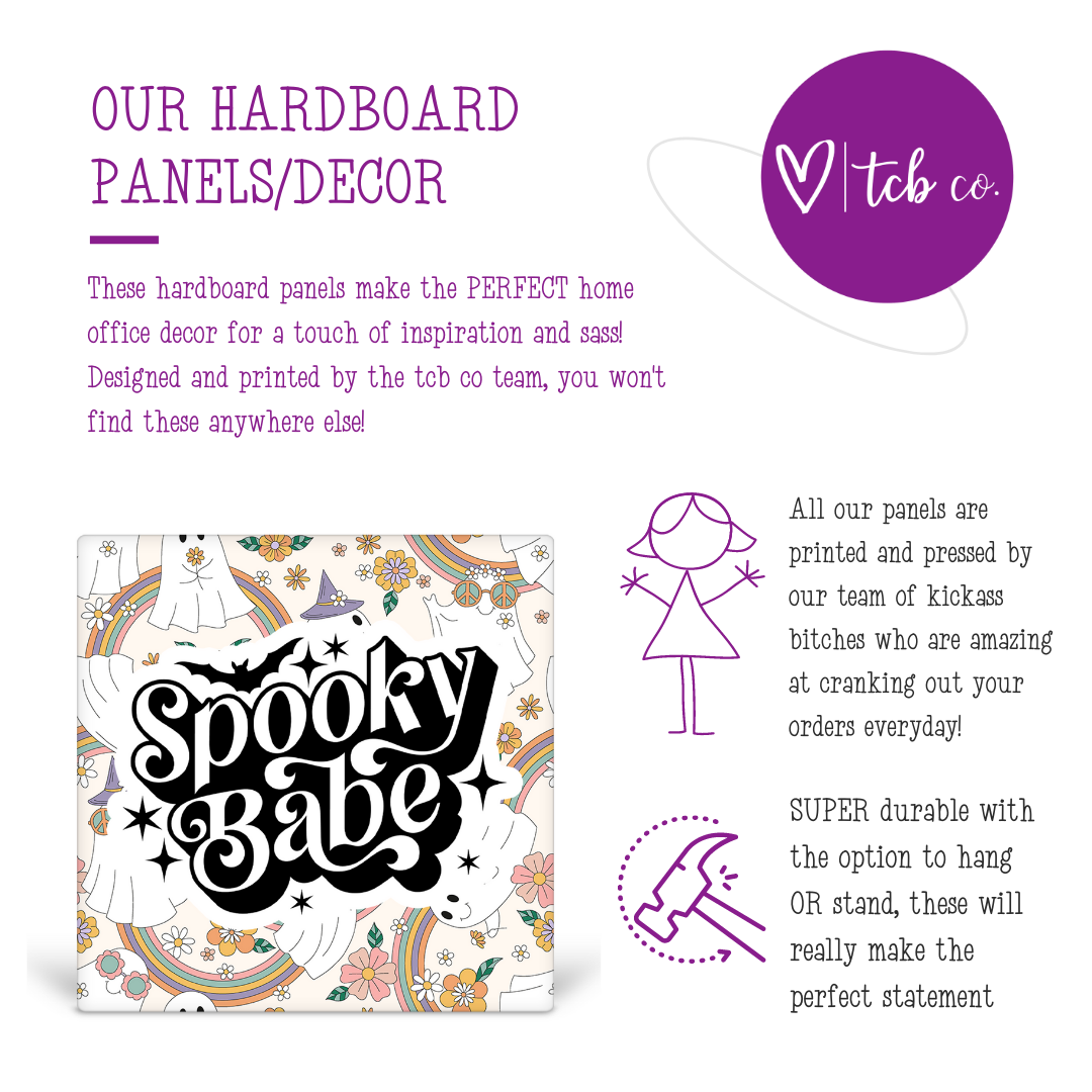 Spooky Babe Desk Sign