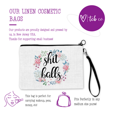 Shit Balls Cosmetic Bag