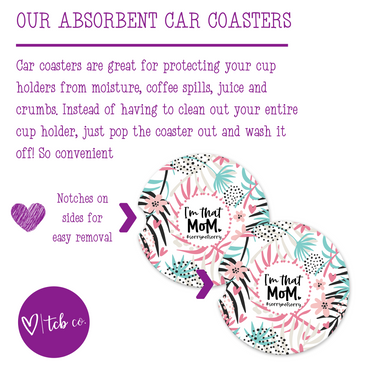 I'm That Mom Car Coaster Set (Set of 2)