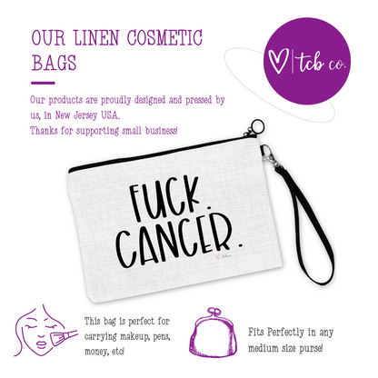 Fuck Cancer Cosmetic Bag