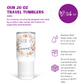 Tired As F*ck 20 Oz Travel Tumbler