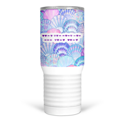 Morse Code Fuck Off 20 Oz Travel Tumbler