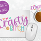 Crafty Bitch Mousepad & Coaster Set