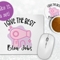 I Give The Best Blow Jobs Mousepad & Coaster Set