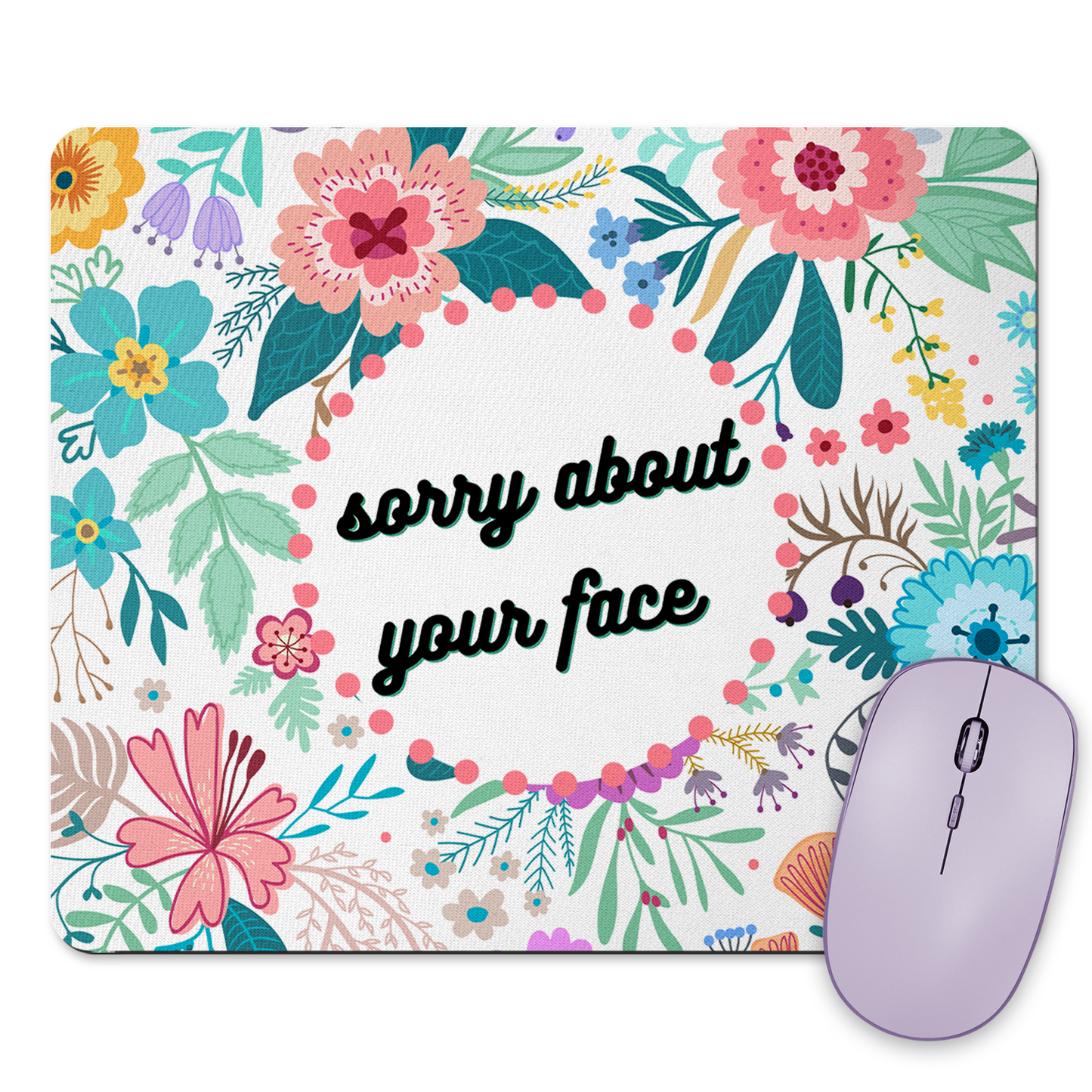 Sorry About Your Face Mousepad & Coaster Set