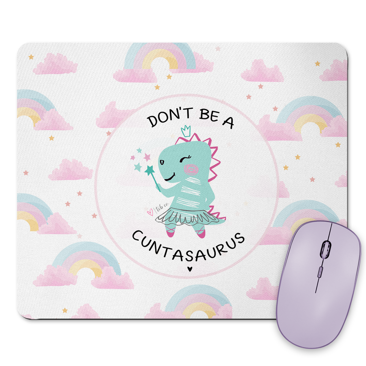 Don't Be A Cuntasaurus Mousepad & Coaster Set
