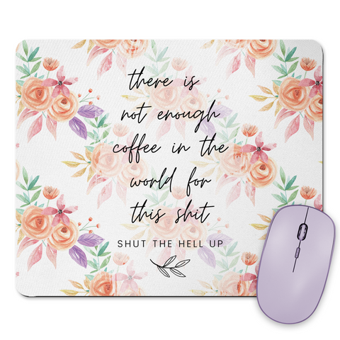 Not Enough Coffee Mousepad & Coaster Set