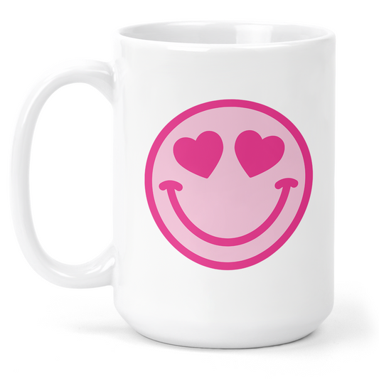 Heart Smile  15 Oz Ceramic Mug