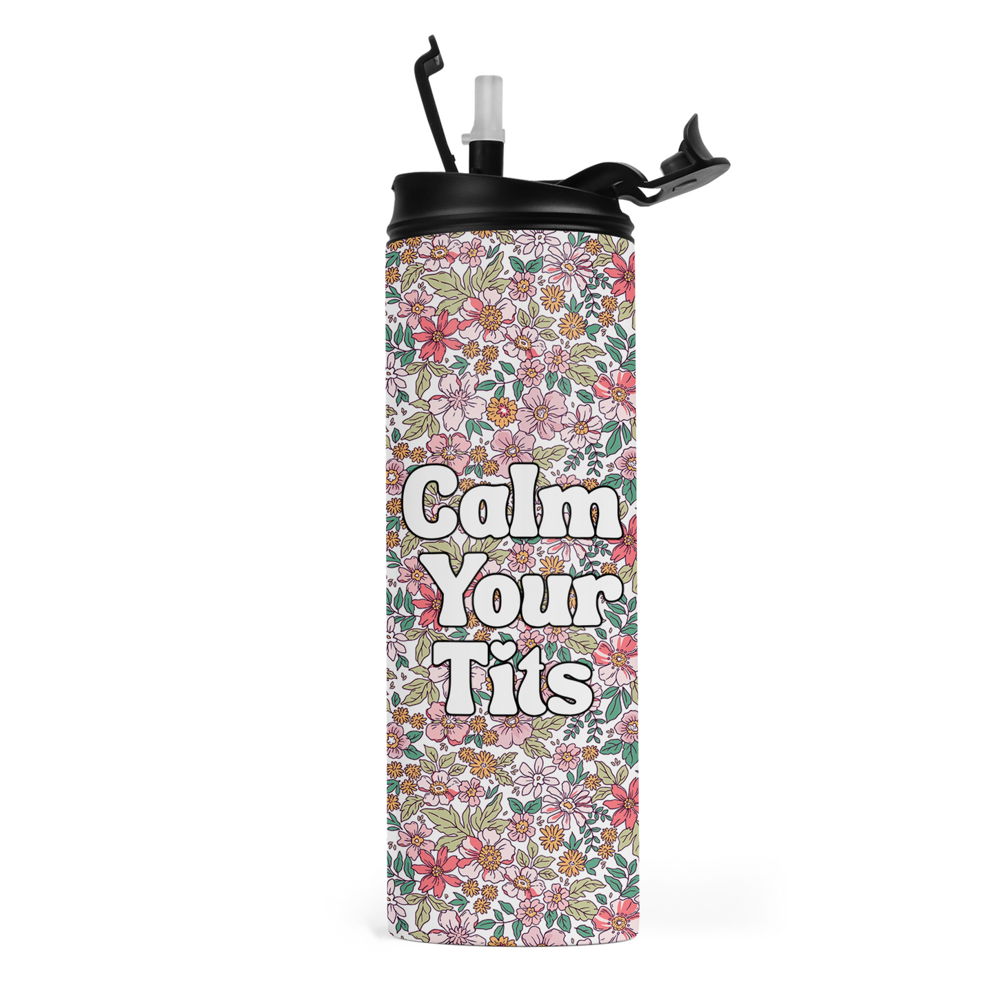 Calm Your Tits Travel Tumbler