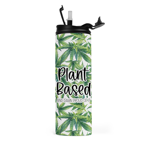 Plant Based Cannabis Travel Tumbler