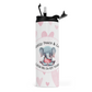 Mostly Peace And Love Travel Tumbler