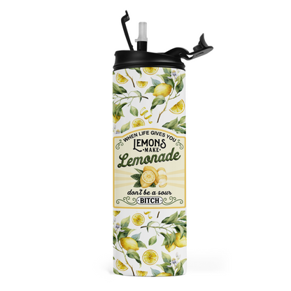 When Life Gives You Lemons Travel Coffee Tumbler