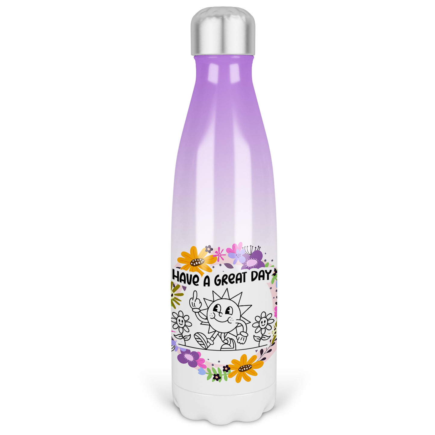 Have A Great Day Ombre Waterbottle