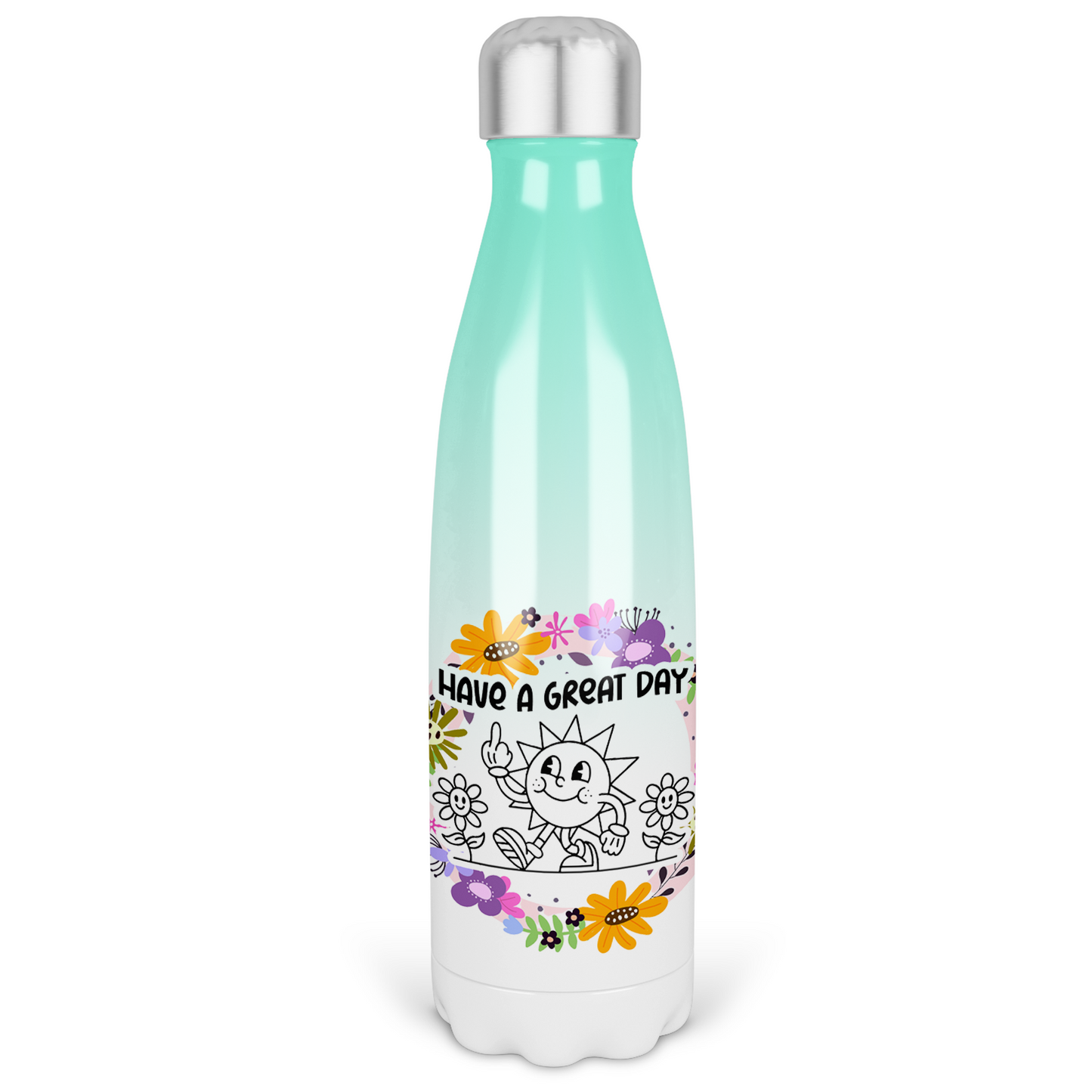 Have A Great Day Ombre Waterbottle