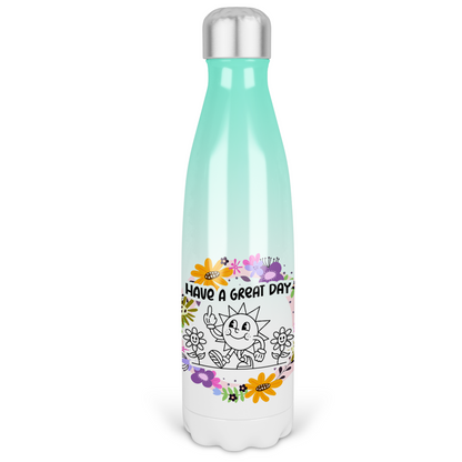 Have A Great Day Ombre Waterbottle