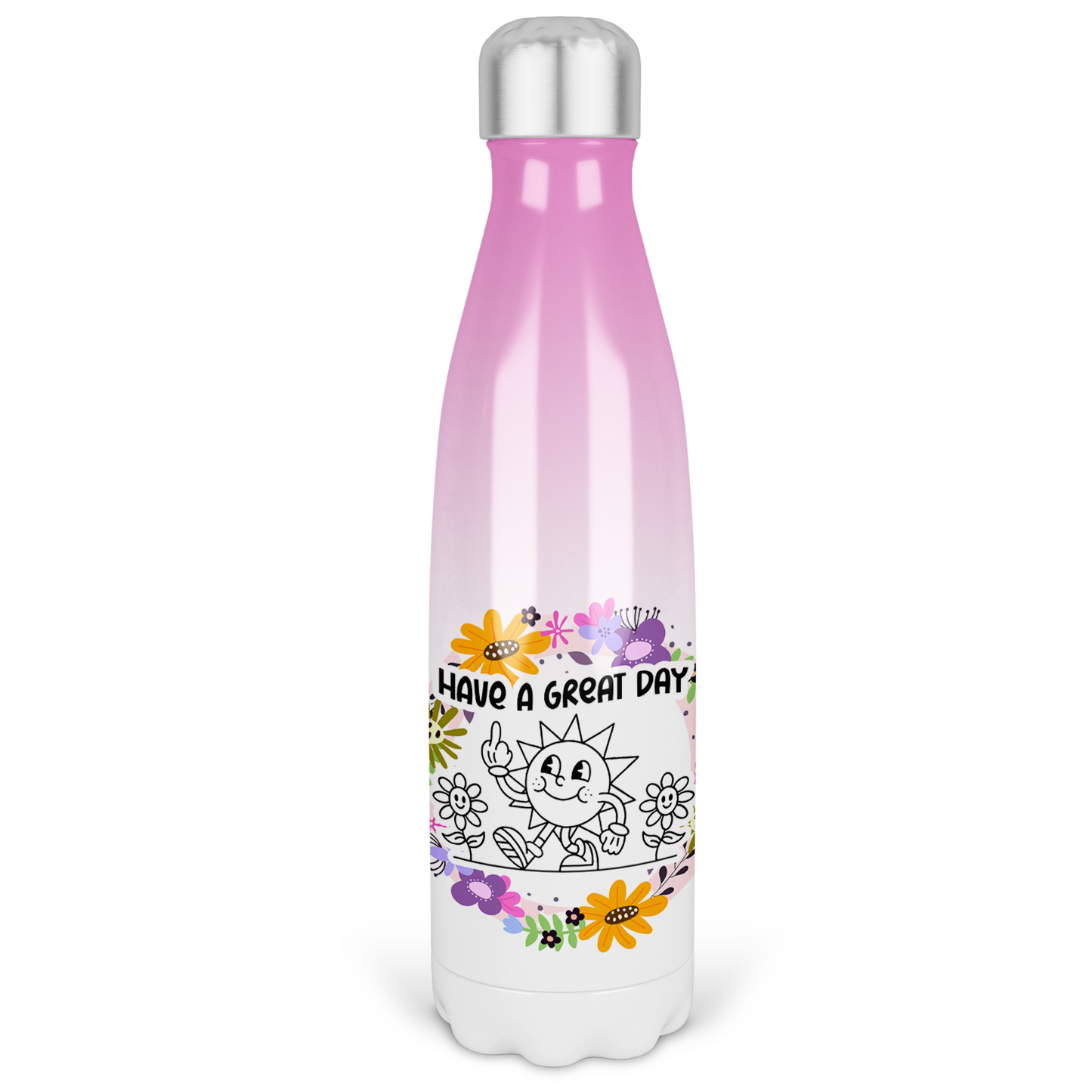 Have A Great Day Ombre Waterbottle