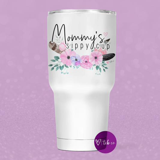 Mommy's Sippy Cup 30 Oz Wide Tumbler
