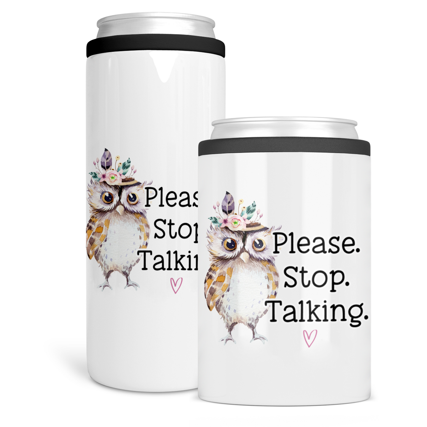 Please Stop Talking Can Cooler