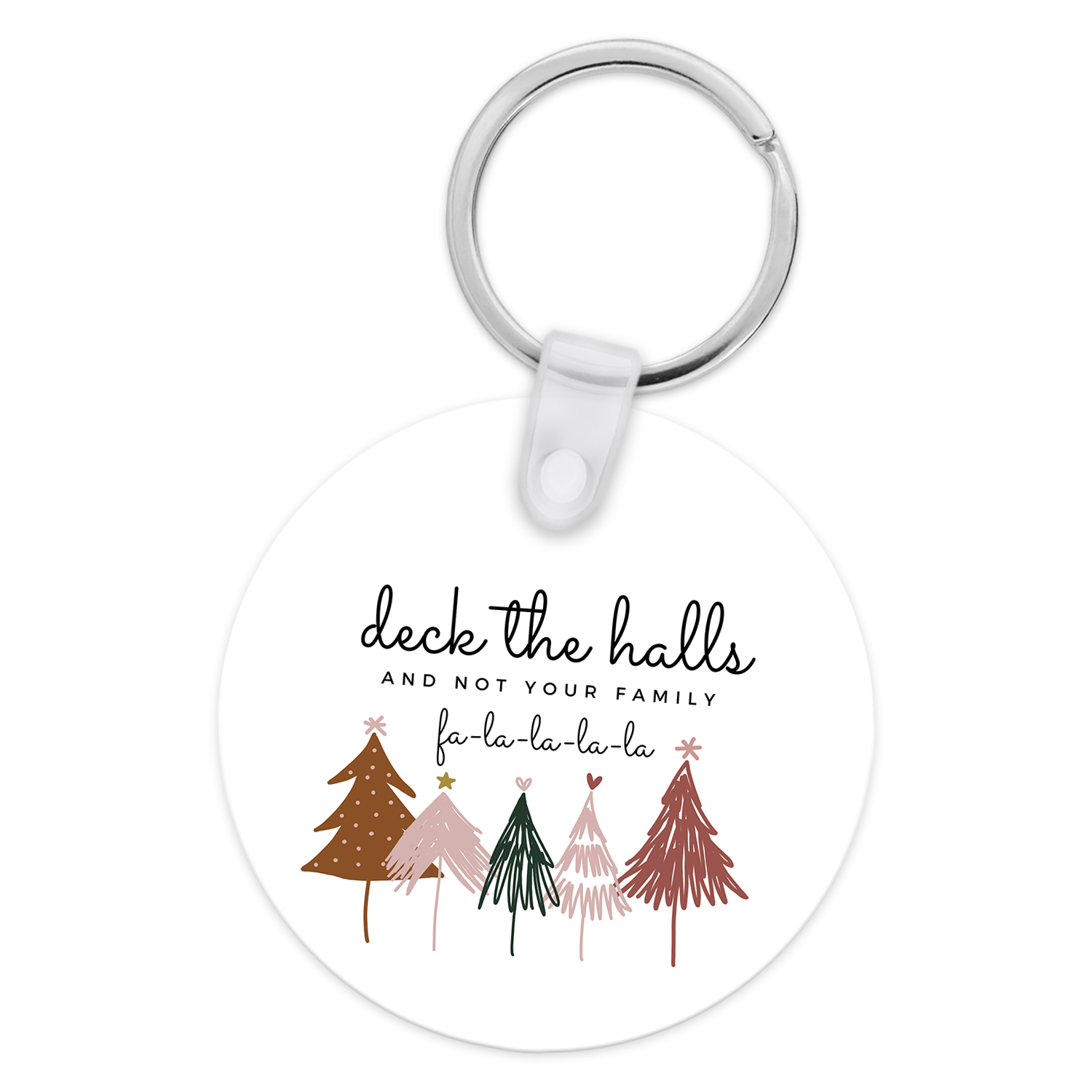 Tcb Keychain Deck The Halls and Not Your Family Keychain – tcb co.