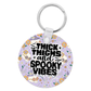 Thick Thighs and Spooky Vibes Keychain