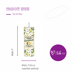 When Life Gives You Lemons Skinny Tumbler