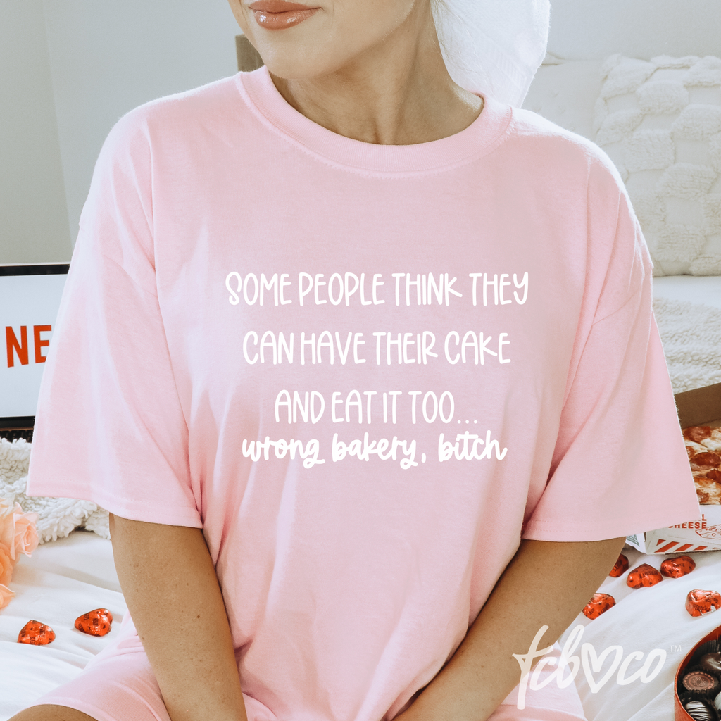 Wrong Bakery, Bitch Tshirt (Ready To Ship)
