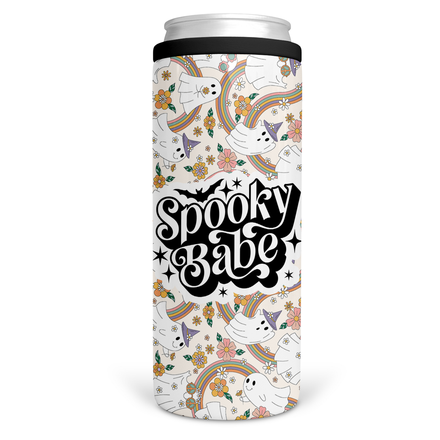 Spooky Babe Can Cooler