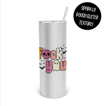 Fuck You Halloween Skinny Tumbler