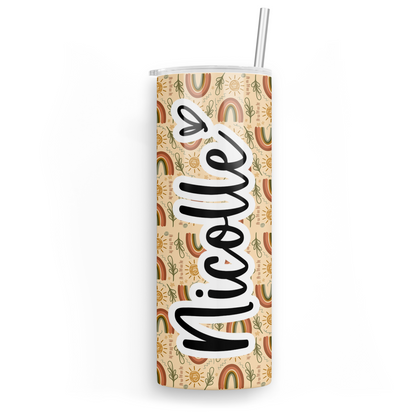 Personalized Boho Tumbler